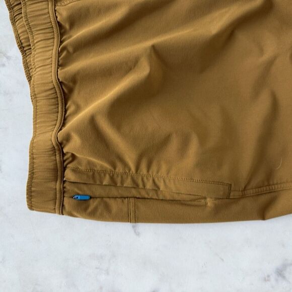 Janji Transit Tech Pants Men's Large Brown Polyester Blend Pull On Tapered 31x28 - Picture 10 of 16